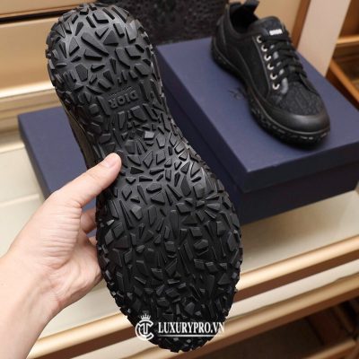 Giày Dior Sneaker Nam Họa Tiết Oblique Màu Đen giay dior nam 5 2