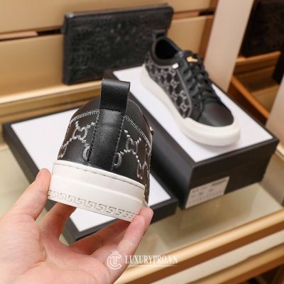 Giày Gucci Nam Thể Thao Màu Đen Logo Ong giay gucci nam 2 1