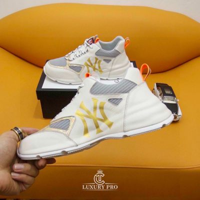 Giày Sneaker Gucci Nam Phiên Bản Cao Cấp NY Trắng giay gucci nam 4 2