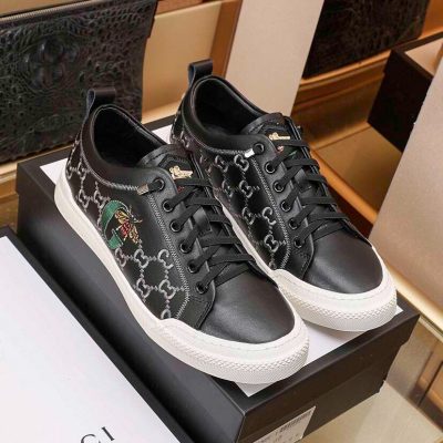 Giày Gucci Nam Thể Thao Màu Đen Logo Ong giay gucci nam 9 1