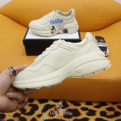 Giày Sneaker Gucci Nữ Disney Donald Duck Trắng Cao Cấp giay gucci nam fake 5 4