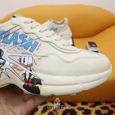 Giày Sneaker Gucci Nữ Disney Donald Duck Trắng Cao Cấp giay gucci nam fake 6 4