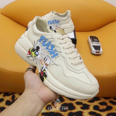Giày Sneaker Gucci Nữ Disney Donald Duck Trắng Cao Cấp giay gucci nam fake 9 3