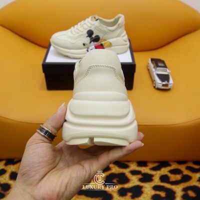 Giày Sneaker Gucci Nữ Họa Tiết Mickey Cao Cấp giay gucci nam gia re 2 4