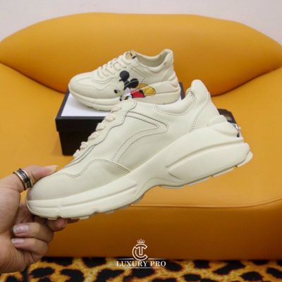 Giày Sneaker Gucci Nữ Họa Tiết Mickey Cao Cấp giay gucci nam gia re 7 4