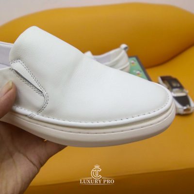 Giày Slip On Gucci Nam Hàng Hiệu Siêu Cấp Trắng giay luoi nam gucci 9