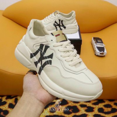 Giày Sneaker Gucci Nữ Rhyton NY Trắng Cao Cấp Chất Lượng giay nam gucci chinh hang 1 3