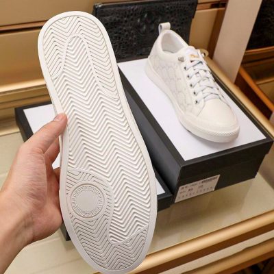 Giày Gucci Nam Thể Thao Trắng Logo Ong Cao Cấp giay nam gucci chinh hang 4 1