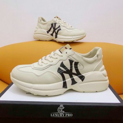 Giày Sneaker Gucci Nữ Rhyton NY Trắng Cao Cấp Chất Lượng giay nam gucci chinh hang 7 3