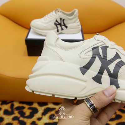 Giày Sneaker Gucci Nữ Rhyton NY Trắng Cao Cấp Chất Lượng giay nam gucci chinh hang 9 2