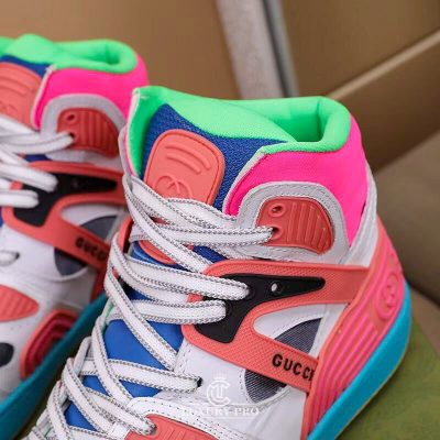Giày Nam Gucci Basket Phối Màu Đế Vàng Cao Cấp giay nam hang hieu gucci 4