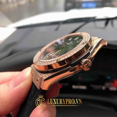 Đồng Hồ Nam Hublot Classic Fusion Tourbillon King Gold Pavé 42mm dong ho hublot fake 1 ha noi 5