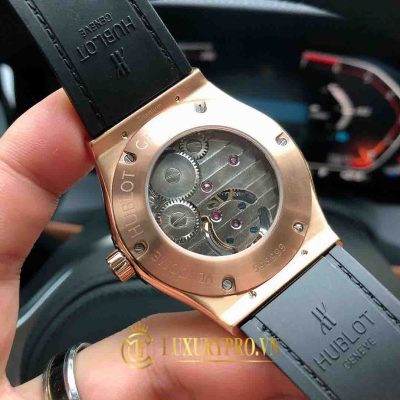 Đồng Hồ Nam Hublot Classic Fusion Tourbillon King Gold Pavé 42mm dong ho hublot fake 1 ha noi 6