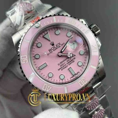 Đồng Hồ Nam Rolex Submariner Diams Pink Ceramic 116610LN-97200 dong ho thuy sy rolex 2