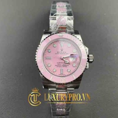 Đồng Hồ Nam Rolex Submariner Diams Pink Ceramic 116610LN-97200 dong ho thuy sy rolex 3