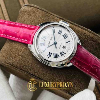Đồng Hồ Nữ Cartier Clé De Cartier 31mm Pink WSCL0016 ban dong ho cartier fake 7 1