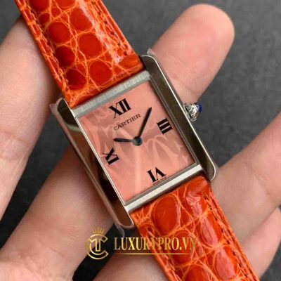 Đồng Hồ Nữ Cartier Tank Solo Orange W1019455 Ladies 31 x 24mm cartier dong ho 4