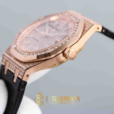 Đồng Hồ Nam Audemars Piguet Royal Oak 15450 Rose Gold Diamond dong ho audemars piguet nam 4