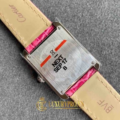 Đồng Hồ Nữ Cartier Tank Solo Purple W5200000 dong ho cartier nu gia bao nhieu 5