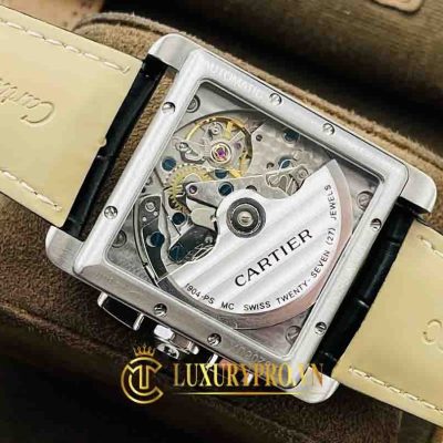 Đồng Hồ Nam Cartier Tank MC W5330008 Black Chronograph dong ho cartier sieu cap 7