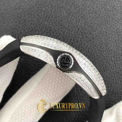 Đồng Hồ Franck Muller Mens Collection Crazy Hours Diamonds White dong ho franck muller gia bao nhieu 6