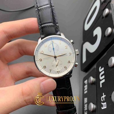 Đồng Hồ Nam IWC Portugeiser Chronograph IW371605 White Dial dong ho iwc nam nhai 5