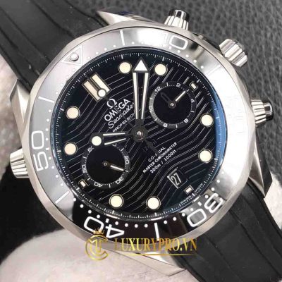 Đồng Hồ Nam Omega Seamaster Black Dial 44mm 210.32.44.51.01.001 dong ho omega fake 4