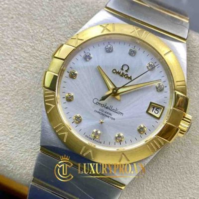 Đồng Hồ Nam Omega Constellation Co-Axial 38 123.20.38.21.02.001 dong ho omega gia bao nhieu 4