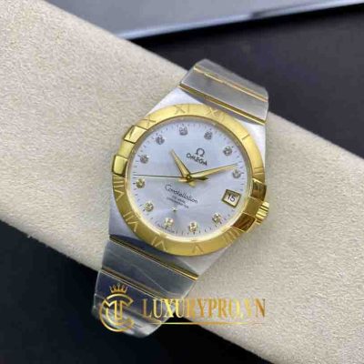 Đồng Hồ Nam Omega Constellation Co-Axial 38 123.20.38.21.02.001 dong ho omega gia bao nhieu 8