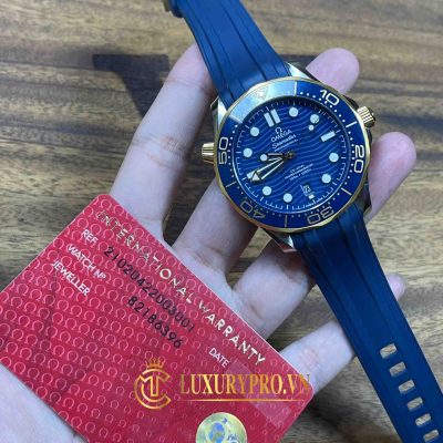 Đồng Hồ Nam Omega Seamaster Co-Axial 210.22.42.20.03.001 Blue Dial dong ho omega nam 7