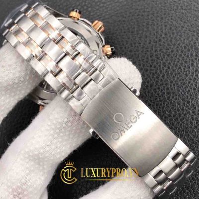 Đồng Hồ Nam Omega Seamaster Black Demi Gold 210.20.44.51.01.001 dong ho omega nhai 7