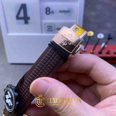 Đồng Hồ Nam Patek Philippe Aquanaut Brown Rpse Gold 5164R-001 dong ho patek philippe fake 1 3