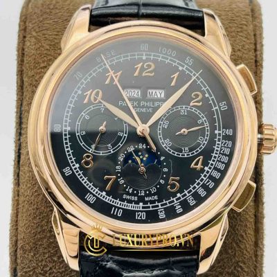 Đồng Hồ Nam Patek Philippe Grand Complications Black Dial Rose Gold dong ho patek philippe fake gia re 2