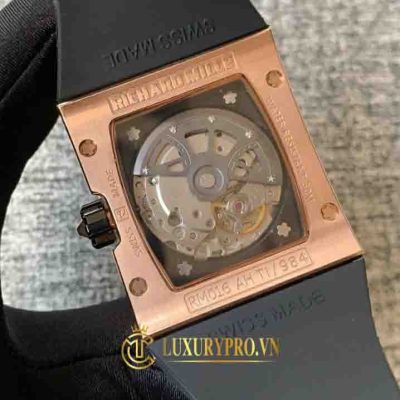 Đồng Hồ Nam Richard Mille RM016 Square Rose Gold dong ho richard mille fake gia re 8