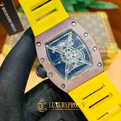 Đồng Hồ Nam Richard Mille RM 52-05 Manual Winding Yellow dong ho richard mille fake loai 1 gia 7
