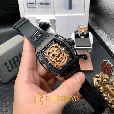 Đồng Hồ Nam Richard Mille RM52-01 Ceramic Skull Gold dong ho richard mille gia re 18