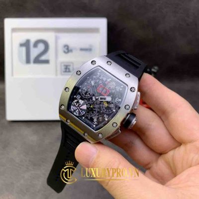 Đồng Hồ Nam Richard Mille RM011 Chronograph 44mm Titanium dong ho richard mille nam gia re 2