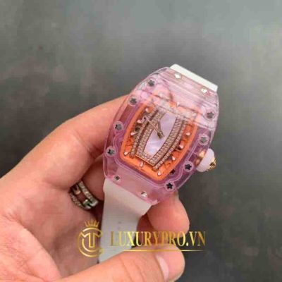Đồng Hồ Nữ Richard Mille RM 07-02 Sapphire dong ho richard mille nu gia bao nhieu 2