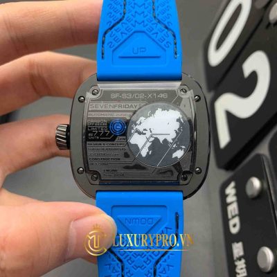 Đồng Hồ Nam SevenFriday S-Series Automatic S3/02-X146 Blue dong ho sevenfriday sapphire 5