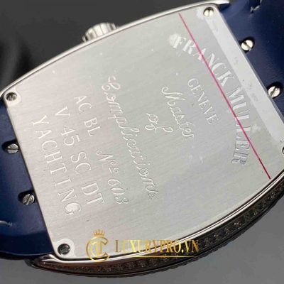 Đồng Hồ Nam Franck Muller Blue Vanguard SC DT D NBR CD Yachting franck muller gia fake 5