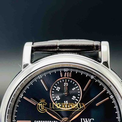 Đồng Hồ Nam IWC Portugieser IW371609 Chronograph Black 41mm gia dong ho iwc 4