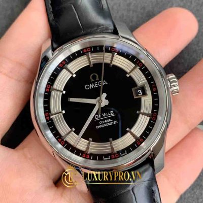 Đồng Hồ Nam Omega De Ville Black Dial Hour Vision 431.33.41.21.01.001 gia dong ho omega nam 9