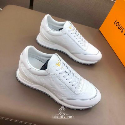 Giày Thể Thao Nam Louis Vuitton Trắng Logo Vàng giay nam louis vuitton 1