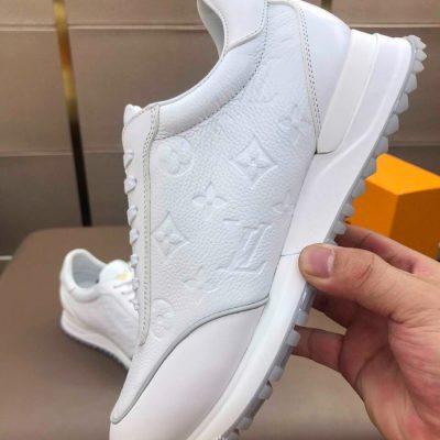 Giày Thể Thao Nam Louis Vuitton Trắng Logo Vàng giay nam louis vuitton 4