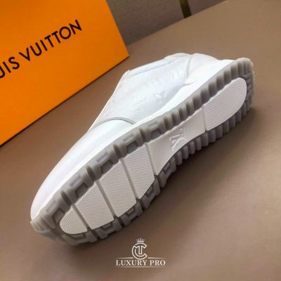 Giày Thể Thao Nam Louis Vuitton Trắng Logo Vàng giay nam louis vuitton 5