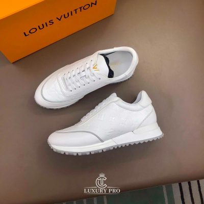 Giày Thể Thao Nam Louis Vuitton Trắng Logo Vàng giay nam louis vuitton 7