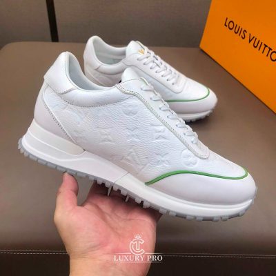 Giày Nam LV Trắng Logo Vàng replica 1:1 Chính Hãng giay nam louis vuitton chinh hang 2