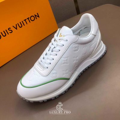 Giày Nam LV Trắng Logo Vàng replica 1:1 Chính Hãng giay nam louis vuitton chinh hang 4