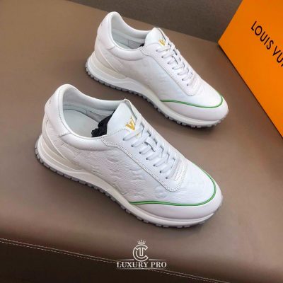 Giày Nam LV Trắng Logo Vàng replica 1:1 Chính Hãng giay nam louis vuitton chinh hang 7