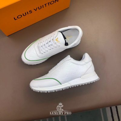 Giày Nam LV Trắng Logo Vàng replica 1:1 Chính Hãng giay nam louis vuitton chinh hang 8